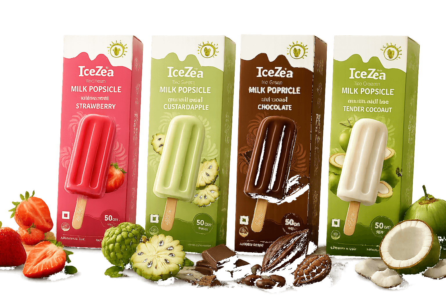 Milk Popsicles — IceZea best sellers range